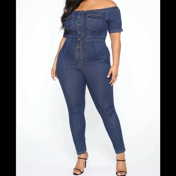 Jumpsuits Deals Fashion Nova Off The Shoulder Jumpsuit Ribbed